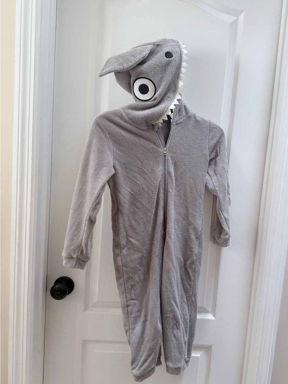 2 for $15 Kids Shark One-Piece Hooded Jumpsuit Towel